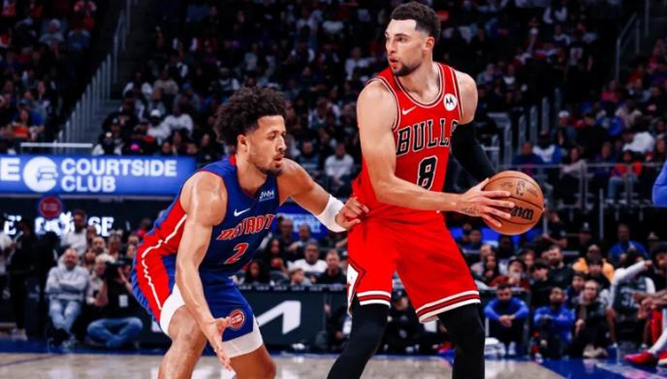 公牛力克活塞,拉文独揽分助队取胜 公牛力克活塞,拉文独揽分助队取胜